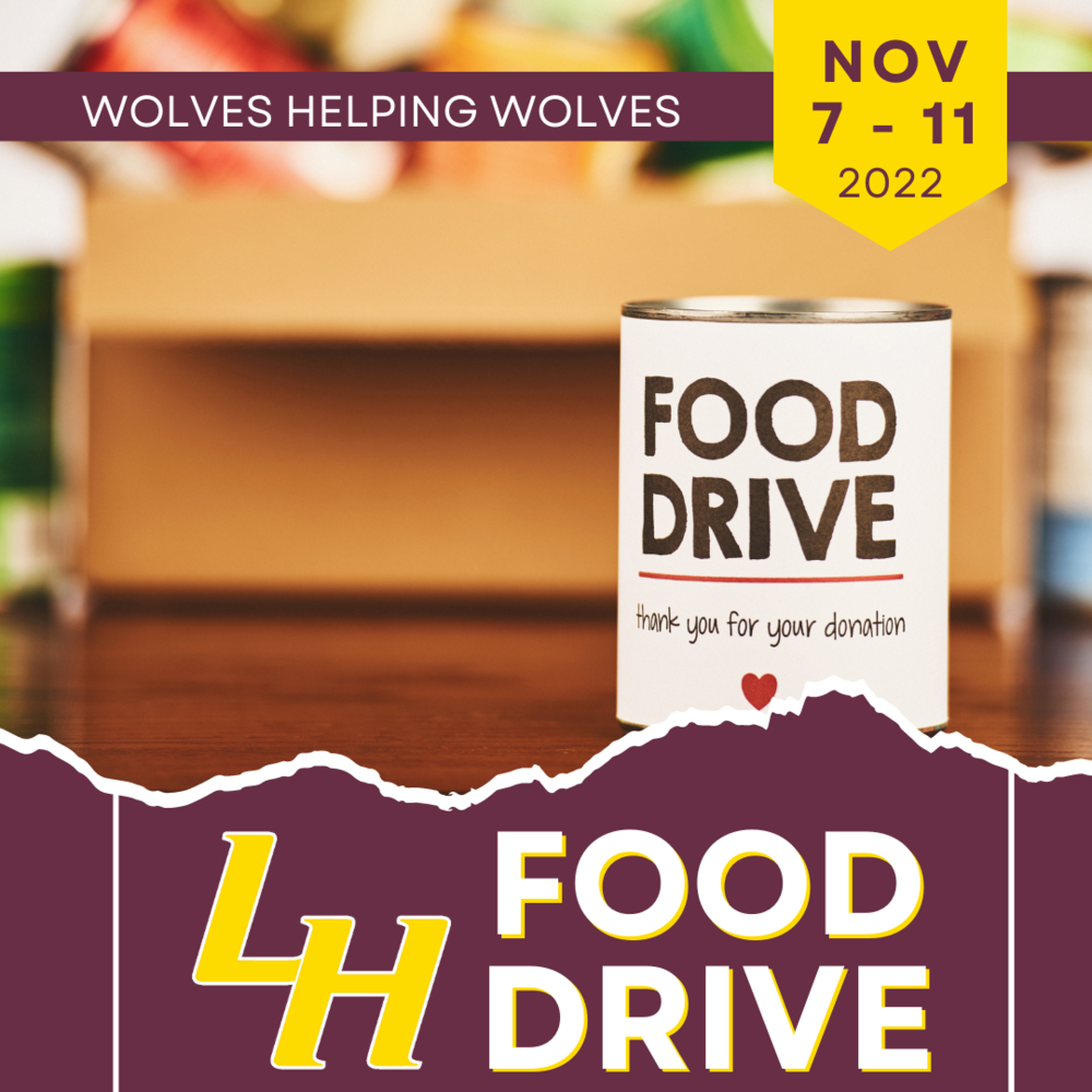 LHSD Food Drive | November 7 - 11, 2022