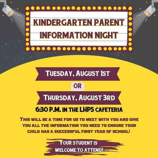 Kindergarten Parent Information Night