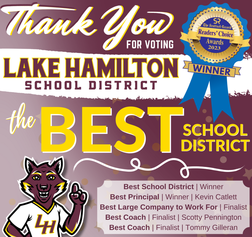 LHSD Voted Best School District in Garland County