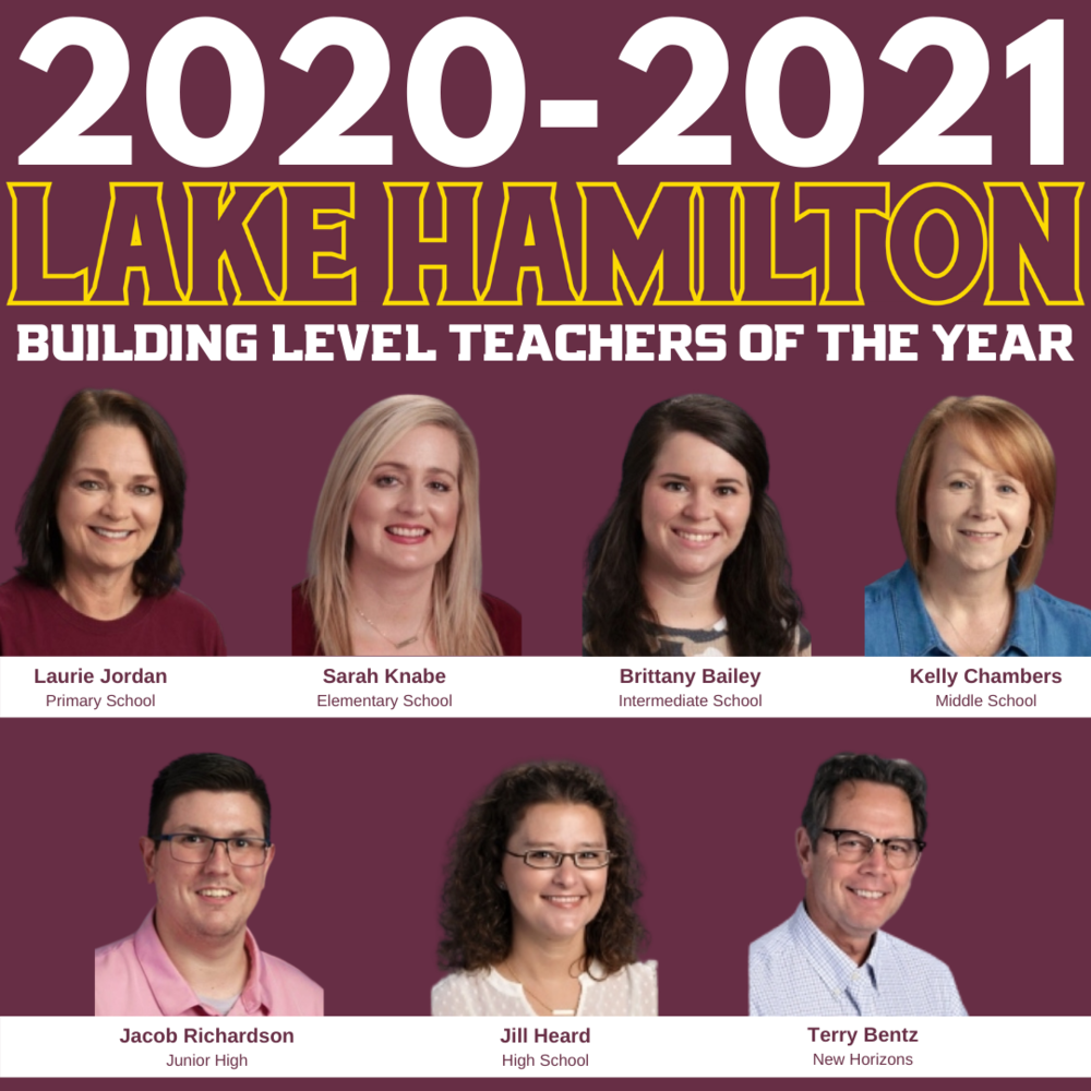 Building Level Teachers of the Year Announced Lake Hamilton