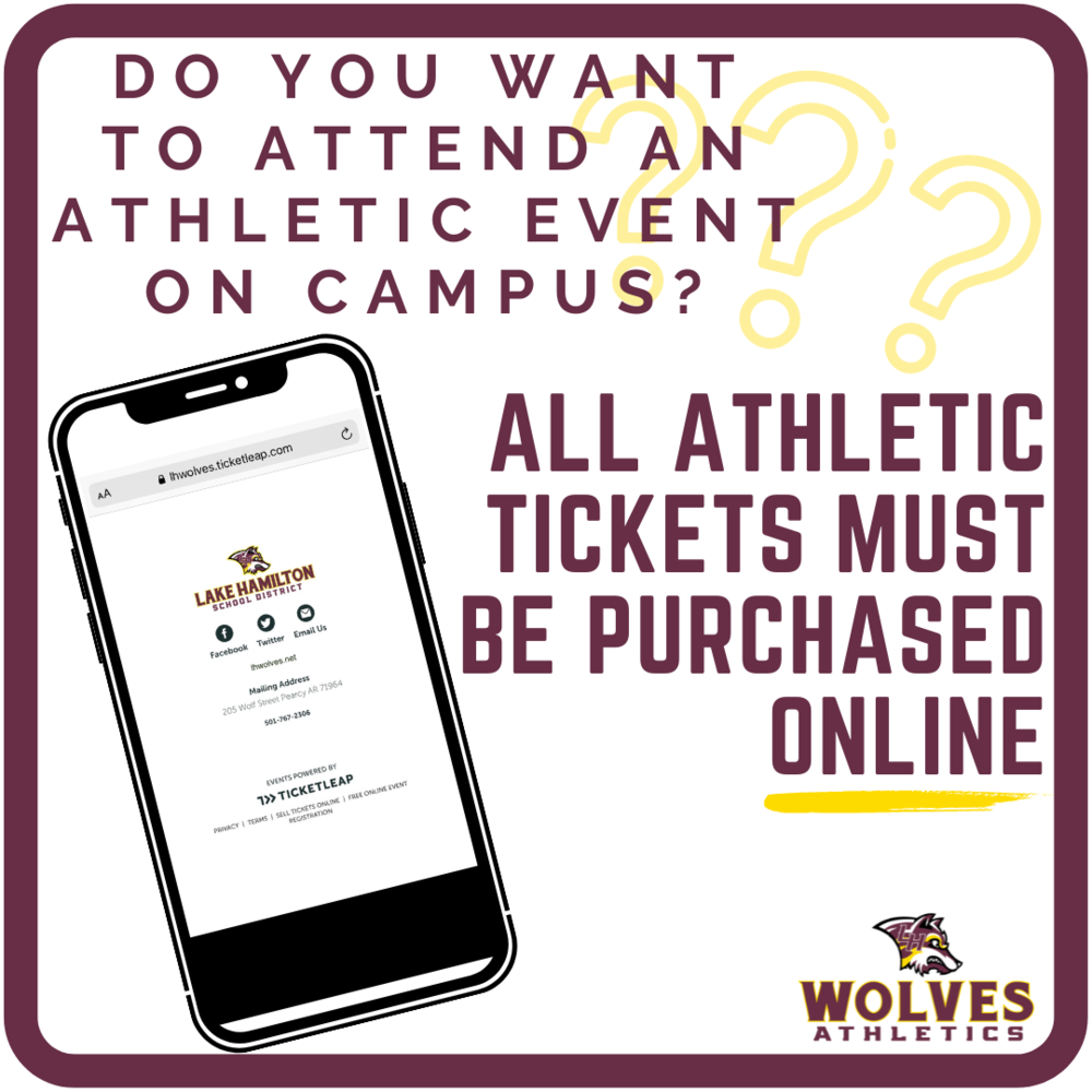 Purchase Athletic Tickets Online Lake Hamilton School District