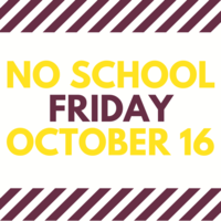 No School on October 16