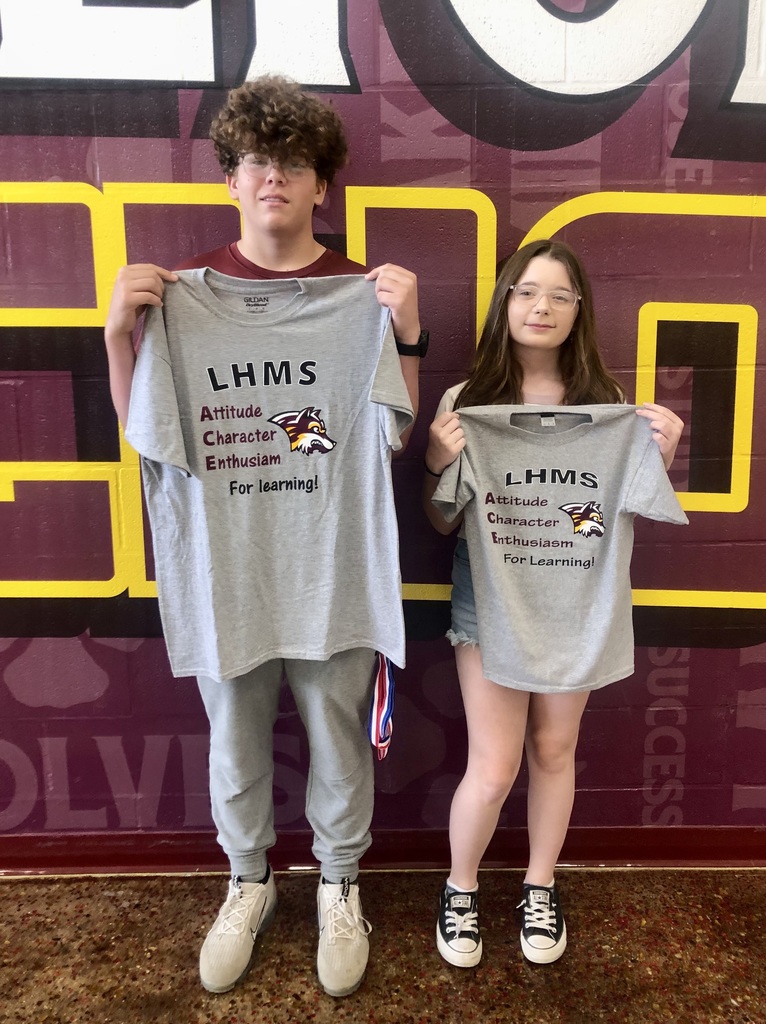 7th grade ACE Award winners